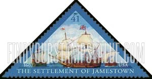 FindYourStampsValue: JAMESTOWN SETTLEMENT, Self-adhesive stamp