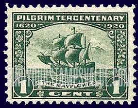 FindYourStampsValue: PILGRIM TERCENTENARY - The Mayflower