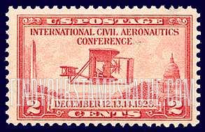 FindYourStampsValue: AERONAUTICS CONFERENCE ISSUE - Wright Airplane