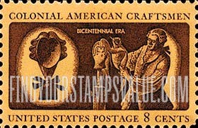 FindYourStampsValue: COLONIAL CRAFTSMEN - Wigmaker