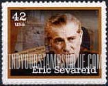 FindYourStampsValue: AMERICAN JOURNALISTS - Eric Sevareid, Self-Adhesive stamp