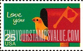 FindYourStampsValue: LOVE YOU - Special Occasions Booklet stamp