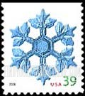 FindYourStampsValue: CHRISTMAS - Snowflake, Self-Adhesive Booklet Stamp