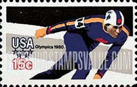 FindYourStampsValue: OLYMPIC GAMES - Speed Skating