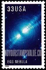 FindYourStampsValue: HUBBLE SPACE TELESCOPE IMAGES - Egg Nebula