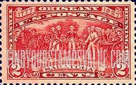 FindYourStampsValue: BURGOYNE CAMPAIGN ISSUE - "The Surrender of General Burgoyne at Saratoga", by John Trumbull
