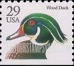 FindYourStampsValue: WOOD DUCK - Flora and Fauna, Booklet Stamp