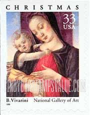 FindYourStampsValue: CHRISTMAS - Madonna and Child, Self-Adhesive Booklet stamp