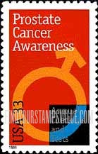 FindYourStampsValue: PROSTATE CANCER AWARENESS, Self-Adhesive stamp