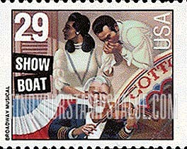 FindYourStampsValue: SHOW BOAT - American Music Series, booklet stamp