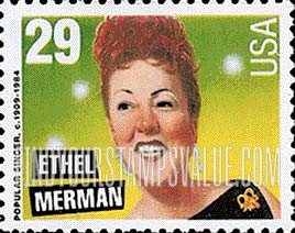 FindYourStampsValue: ETHEL MERMAN - American Music Series