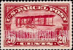 FindYourStampsValue: AIRPLANE CARRYING MAIL