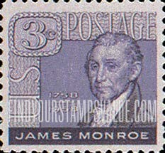 FindYourStampsValue: JAMES MONROE
