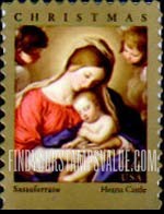 FindYourStampsValue: CHRISTMAS - Madonna and Child, by Sassoferrato, Self-Adhesive Booklet stamp