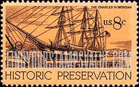 FindYourStampsValue: HISTORIC PRESERVATION - Whaling ship "Charles W. Morgan"