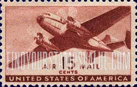 FindYourStampsValue: TRANSPORT PLANE - 15c