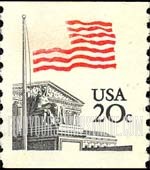 FindYourStampsValue: FLAG OVER SUPREME COURT, Coil Stamp