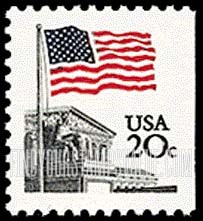 FindYourStampsValue: FLAG OVER SUPREME COURT, booklet stamp