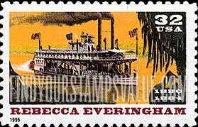 FindYourStampsValue: RIVERBOATS - Rebecca Everingham, Self-adhesive stamp