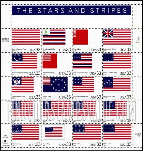 FindYourStampsValue: THE STARS AND STRIPES