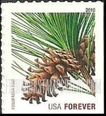 FindYourStampsValue: CHRISTMAS - Ponderosa Pine, Self-Adhesive Booklet stamp