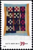 FindYourStampsValue: AMERICAN TREASURES SERIES, QUILTS OF GEE'S BEND, ALABAMA - Nine Patch, Self-Adhesive Booklet Stamp