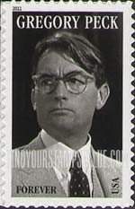 FindYourStampsValue: GREGORY PECK, ACTOR, Self-Adhesive stamp