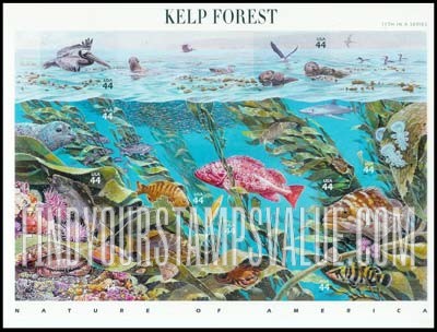 FindYourStampsValue: KELP FOREST, Self-Adhesive stamps