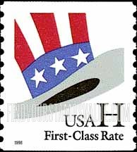 FindYourStampsValue: UNCLE SAM'S HAT, Coil stamp