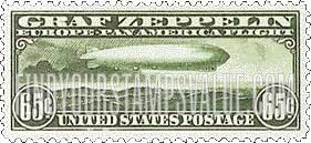 FindYourStampsValue: GRAF ZEPPELIN OVER ATLANTIC OCEAN