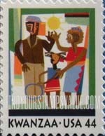 FindYourStampsValue: KWANZAA - Family, Self-Adhesive stamp