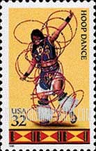 FindYourStampsValue: AMERICAN INDIAN DANCES - Hoop
