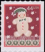 FindYourStampsValue: CHRISTMAS - Gingerbread Man, Self-Adhesive Booklet stamp