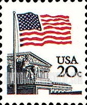 FindYourStampsValue: FLAG OVER SUPREME COURT
