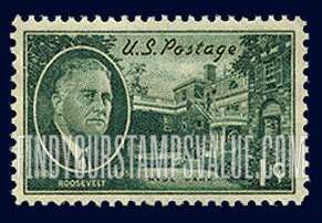 FindYourStampsValue: FRANKLIN D. ROOSEVELT - Roosevelt and Hyde Park Home