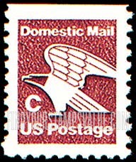 FindYourStampsValue: "C" AND EAGLE, booklet stamp