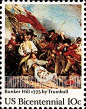 FindYourStampsValue: BATTLE OF BUNKER HILL, 200th ANNIVERSARY