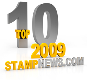 Top 10 extraordinary stamps of 2009