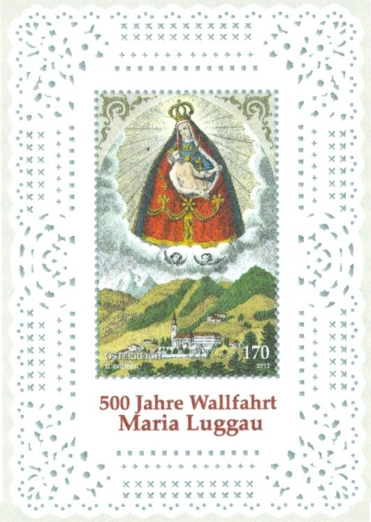 500 Years of the Pilgrimage Site of Maria Luggau stamp from Austria