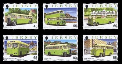 Buses III – The J.M.T. stamps from Jersey
