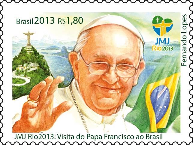 World Youth Day – WYD Rio2013: Visit of Pope Francis to Brazil stamp