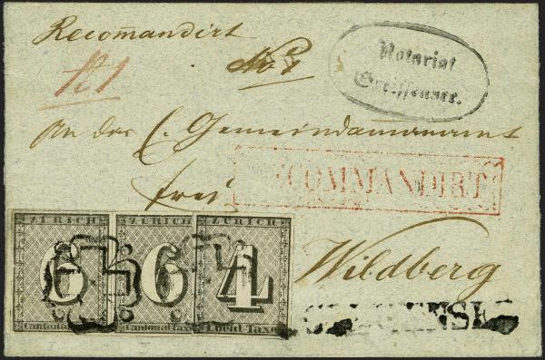 Notariat Greifensee cover is being sold for $341,000 at Corinphila!