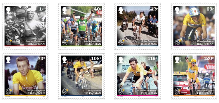 Stamps celebrate 100 years of Le Tour de France