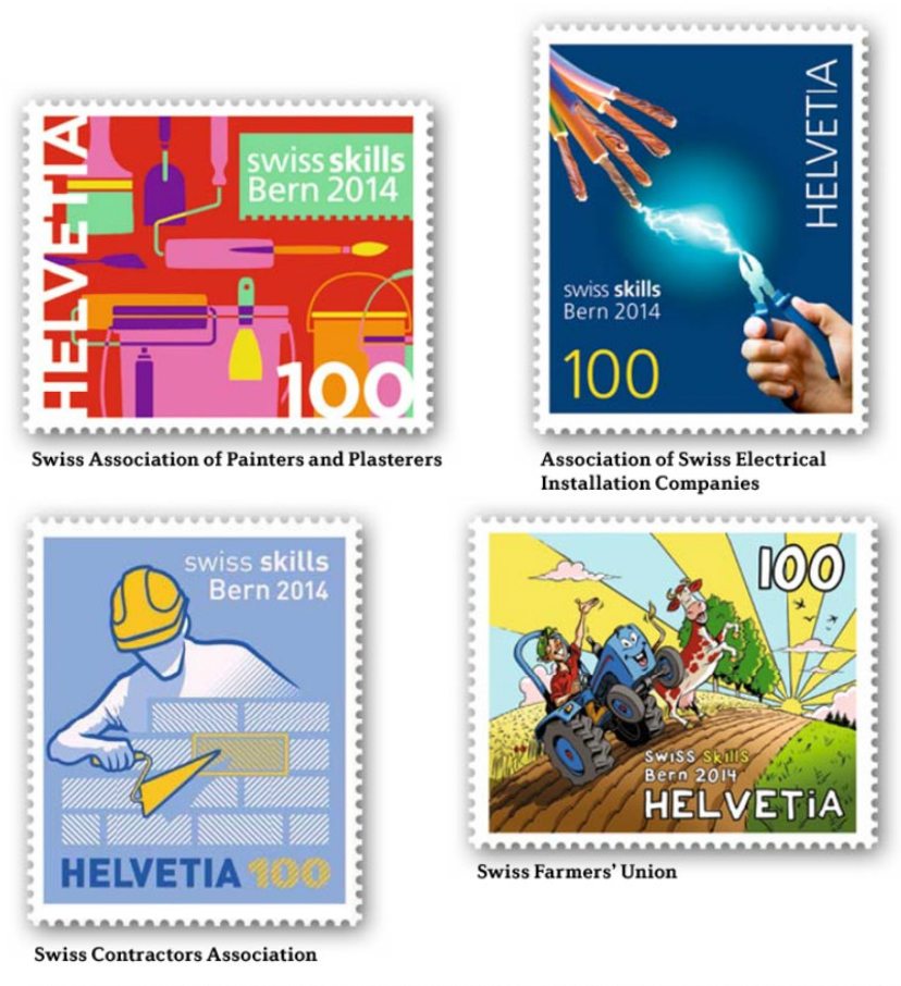 Stamp competition SwissSkills Berne 2014 – the finalists are determined