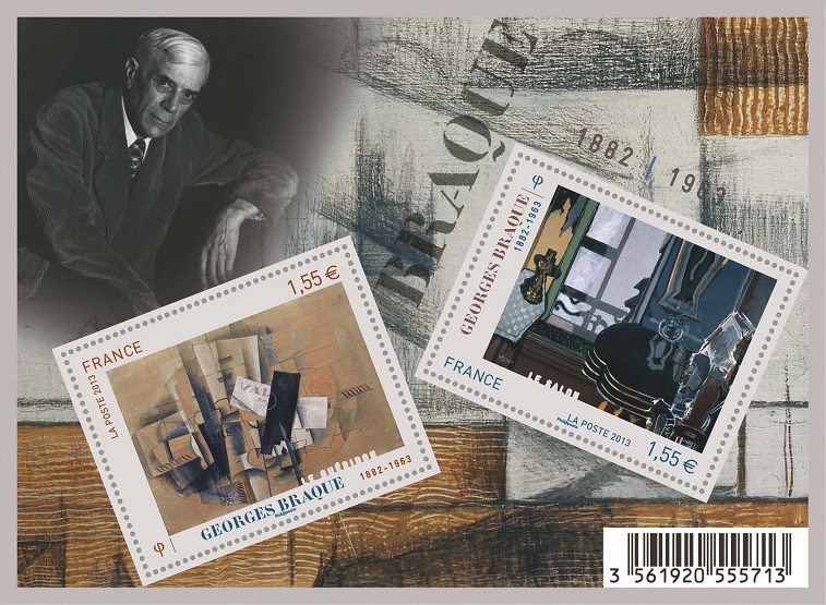 George Braque 1882-1963 commemorated on new French stamps