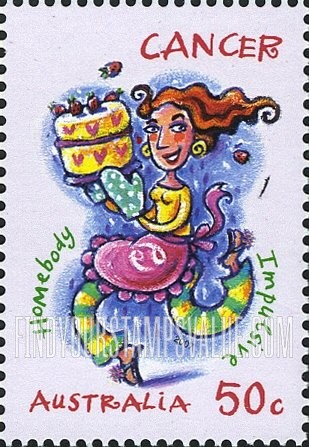 FindYourStampsValue: Signs of the Zodiac: Cancer