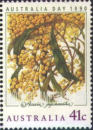FindYourStampsValue: Australia Day: Golden wattle