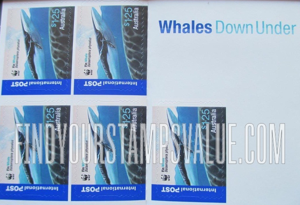FindYourStampsValue: Worldwide Fund for Nature (WWF): Fin whale