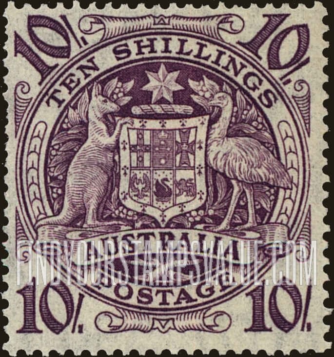 FindYourStampsValue: Arms of Australia