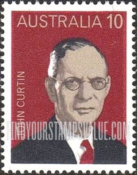 FindYourStampsValue: John Curtin, 1885-1945